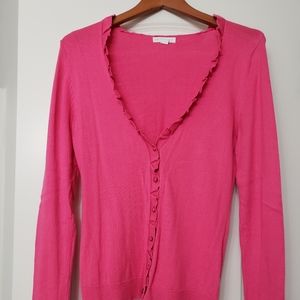 Like New 💖 NY&C Pink Cardigan Women Size Small or Youth Junior Girls 14-16